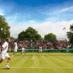 speed of play on a grass tennis court