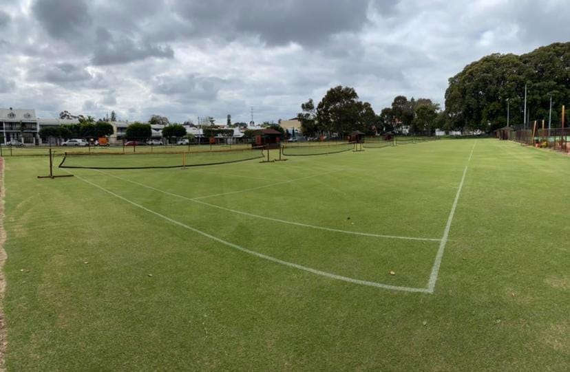 Base Materials for a Grass Tennis Court